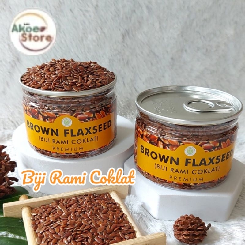 

Biji Rami Coklat/Brown Flaxseed Kualitas Premium