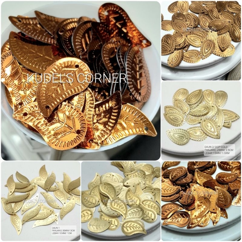 5gr payet rambochi/ sequin daun besar