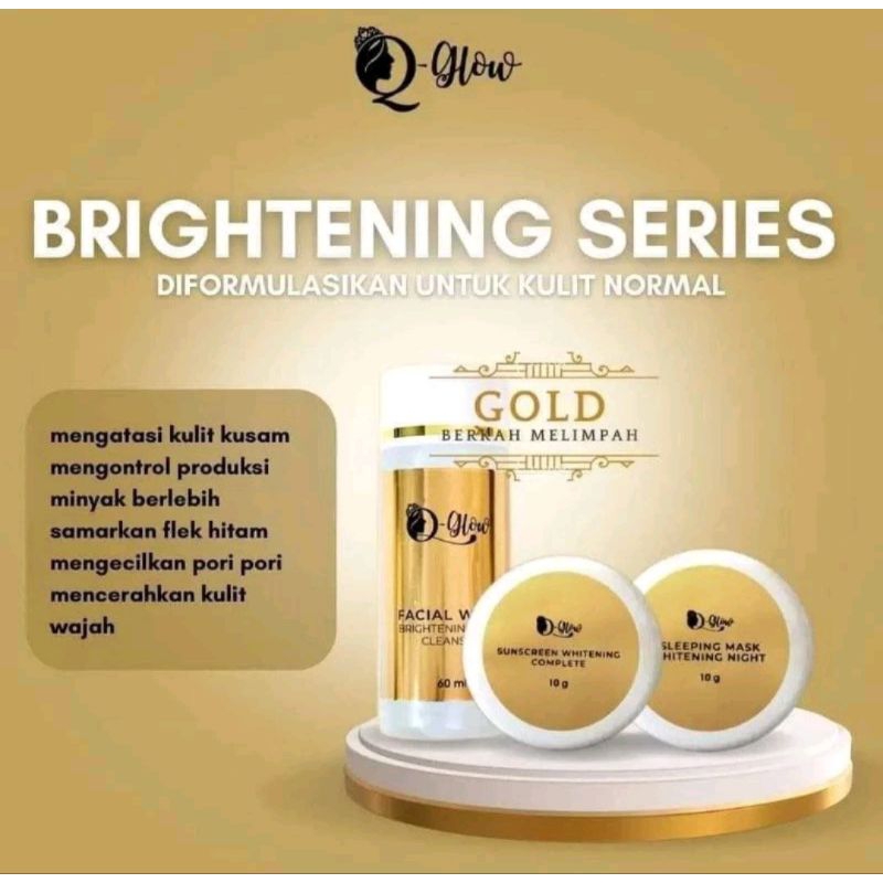 Q GLOW skincare | q glow brightening skincare | original bpom