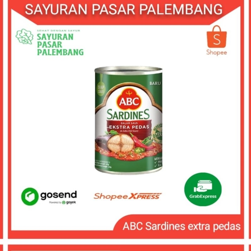 

Sardines Extra Pedas - Sayuran Pasar Palembang