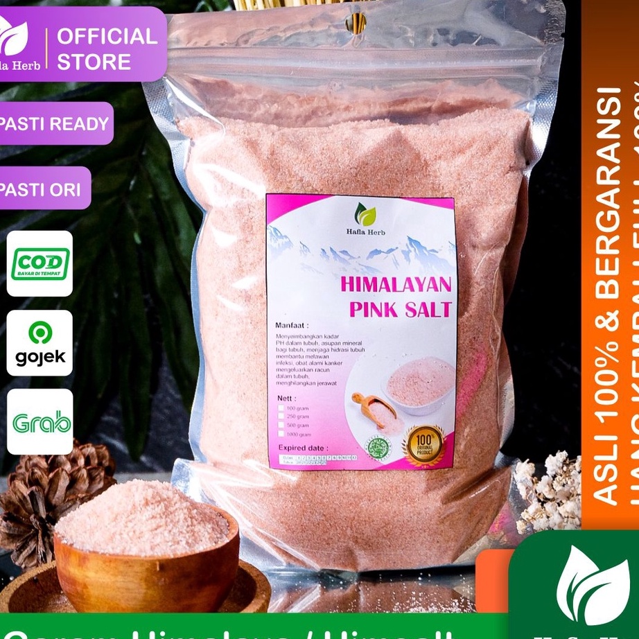 

Stock Banyak Garam Himalaya Original 1 kg Asli Organik Garem Himalayan Salt Himsalt Organic MPASI