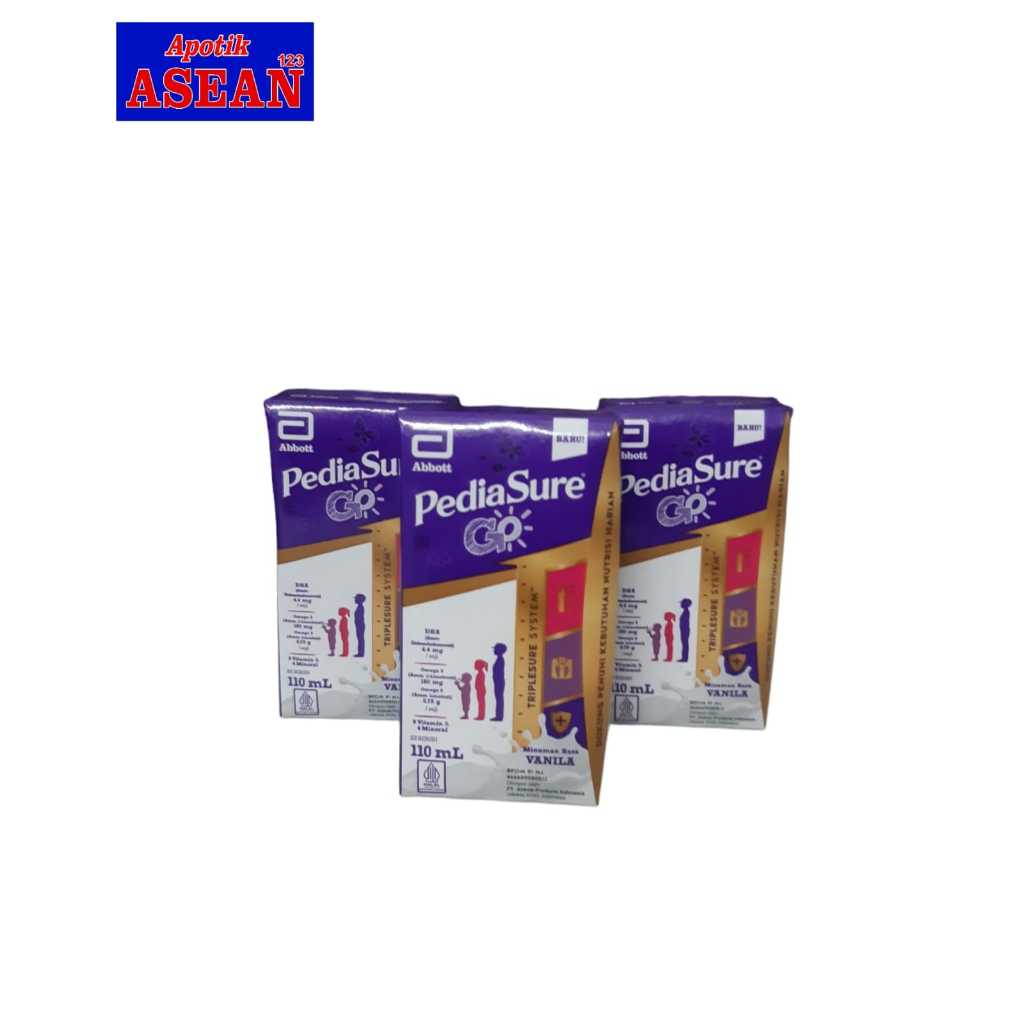 

PEDIASURE UHT 100ML / PEDIASURE GO RASA VANILLA