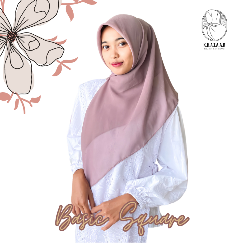 [PROMO] K.H.A.T.A.A.R - Hijab Basic Square