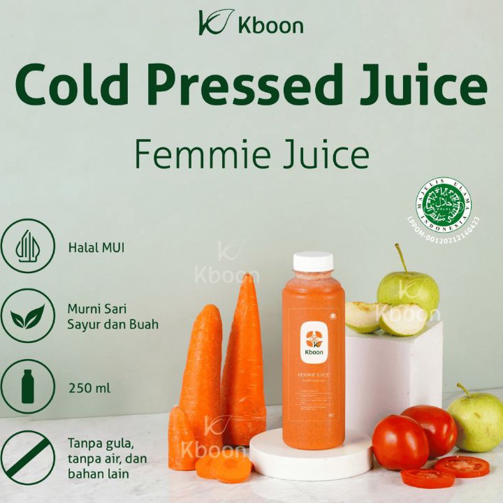 

Best Product Cold Pressed Juice Femmie Juice 250ml Kboon