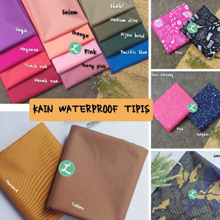 MODEL NFE128 PROMO BAHAN INNER TAS / FURING WATERPROOF / BAHAN SHOPPING BAG / SABET WATERPROOF / COR