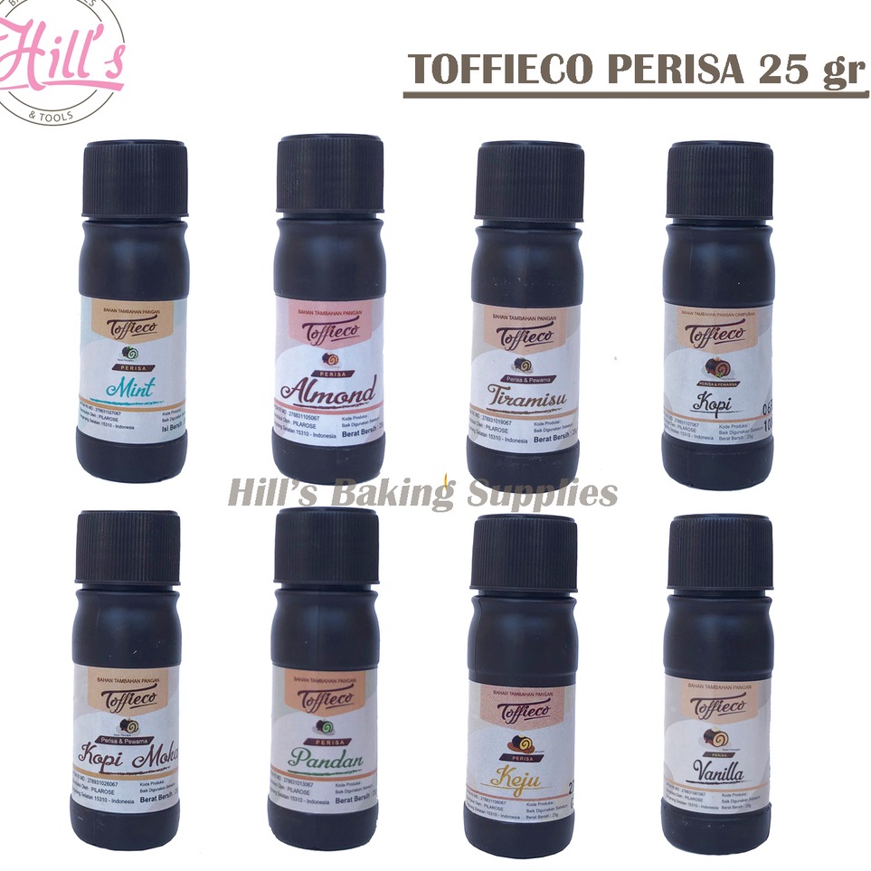 

Ready PERISA TOFFIECO FLAVOUR 25 gr / PERASA KOPI PANDAN TIRAMISU KOPI MOKA KEJU VANILA MINT ALMOND TOFIECO TOFICO TOFIKO FLAVOR 25 ml