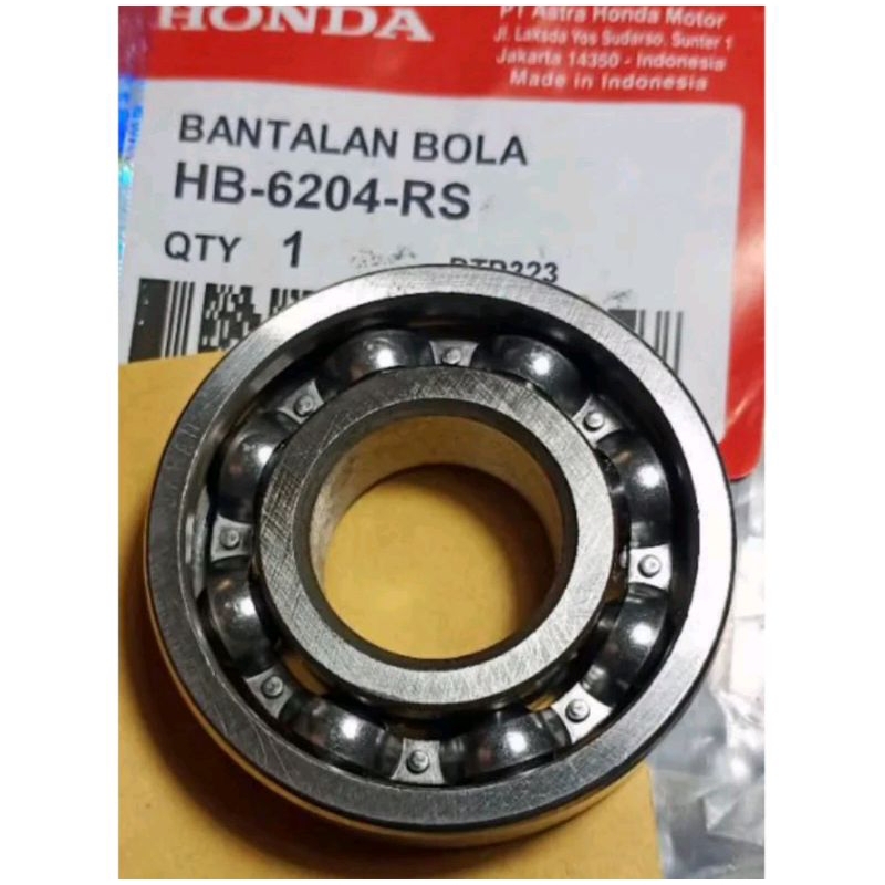 Bearing as gardan motor beat vario 6204