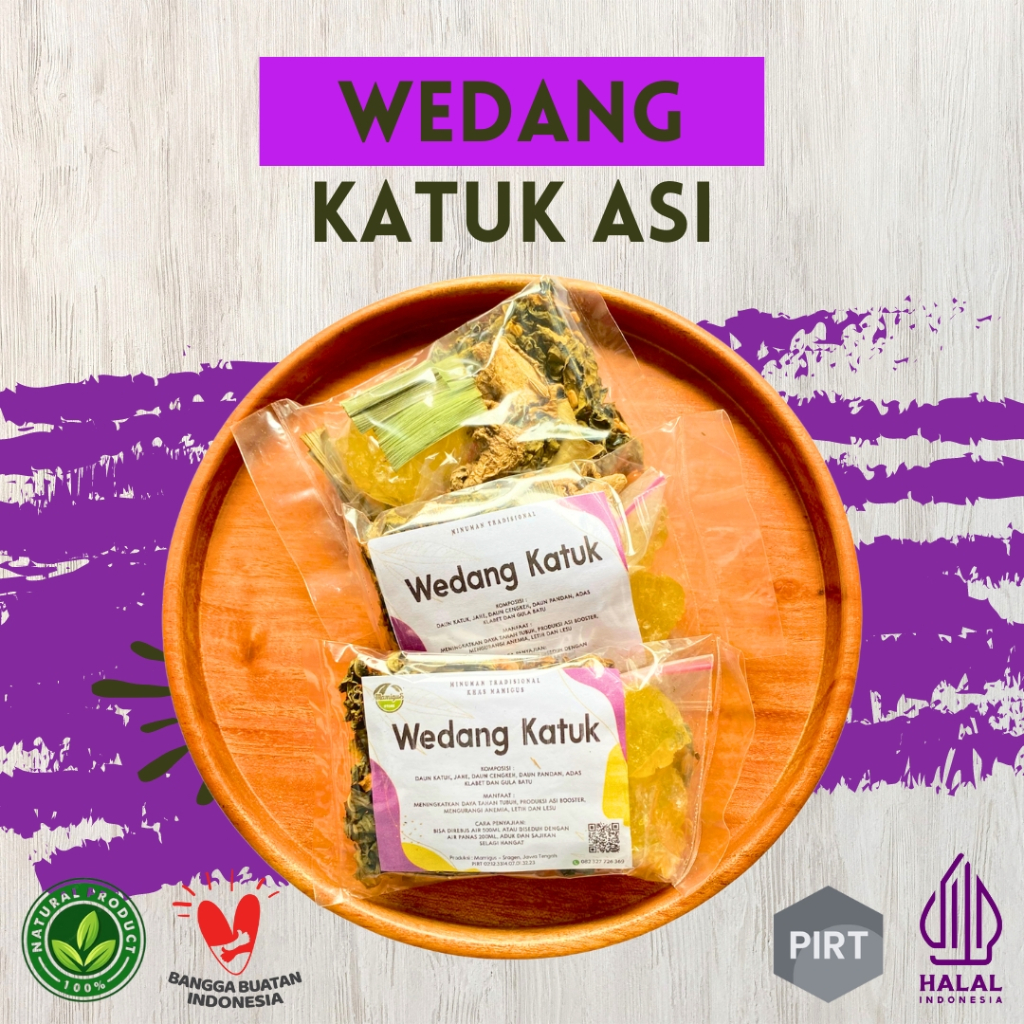 

Wedang KATUK ASI Booster Rempah Asli Khas Mamigus