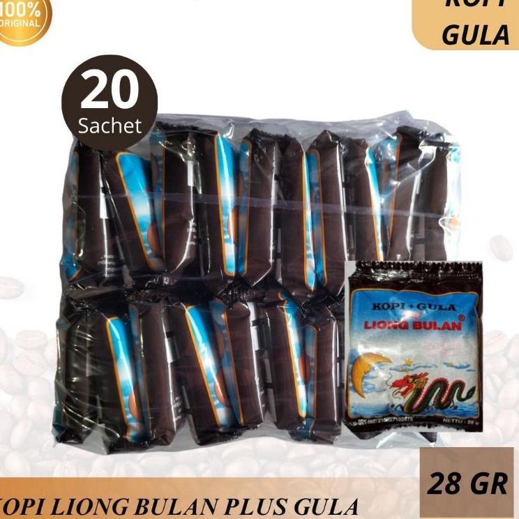 

Ready Stock Kopi Gula Liong Bulan Kopi legend Khas Bogor Enak Murah dan Halal