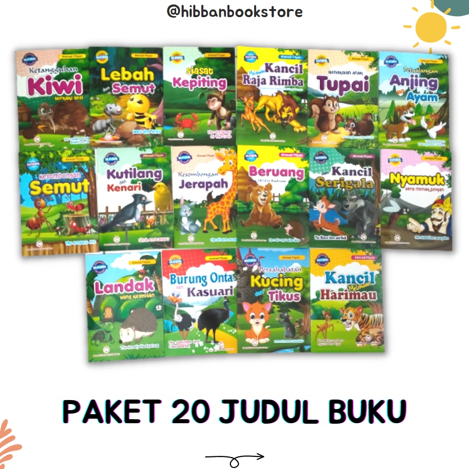 Terbaru Paket Hemat 20 Buku Cerita/Buku Cerita Bilingual Anak/Buku Anak Bilingual/Buku Cerita Anak/B