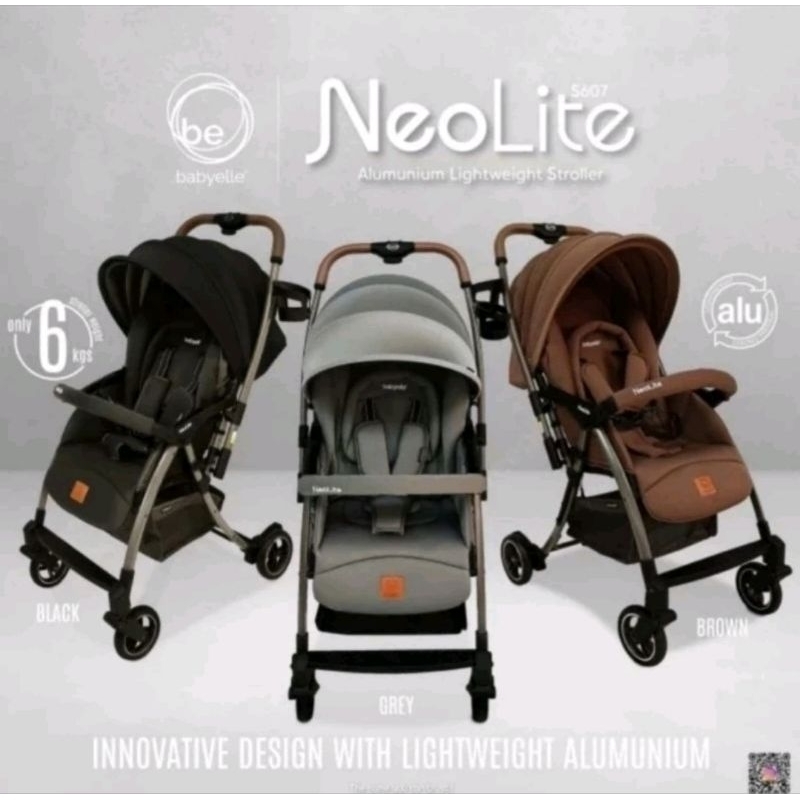 STROLLER BABYELLE NEOLITE KERETA DORONG RODA 4 BISA RECLINE DIPAKAI DARI BAYI NEWBORN