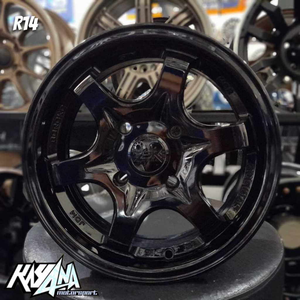 Velg Hsr Ring 14 Pcd 4x114,3 Et 35 Lebar 55 Velg Cocok Buat Agya Ayla Brio Karimun Kotak Wuling Air 