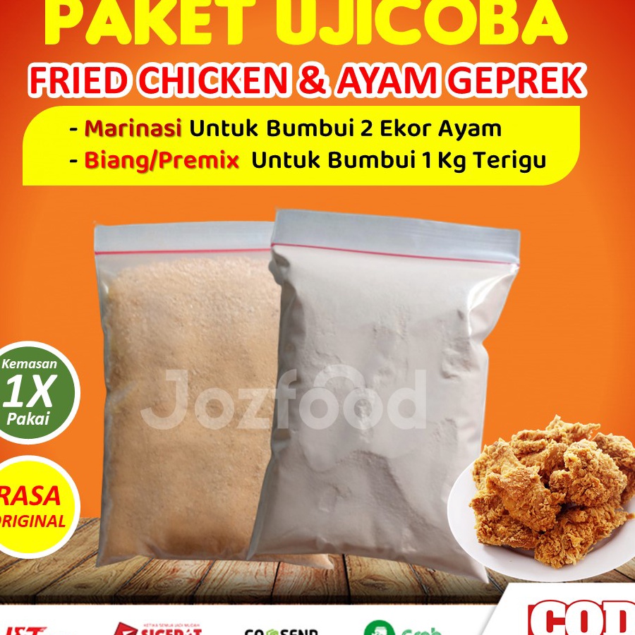 

Seller Tepung Biang Marinasi Fried Chicken Ala KFC Extra Gurih Paket Bumbu Ekonomis Ayam Krispi