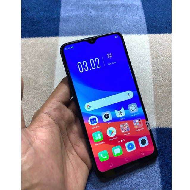 OPPO A7 4G LTE HANDPHONE ANDROID SECOND MURAH