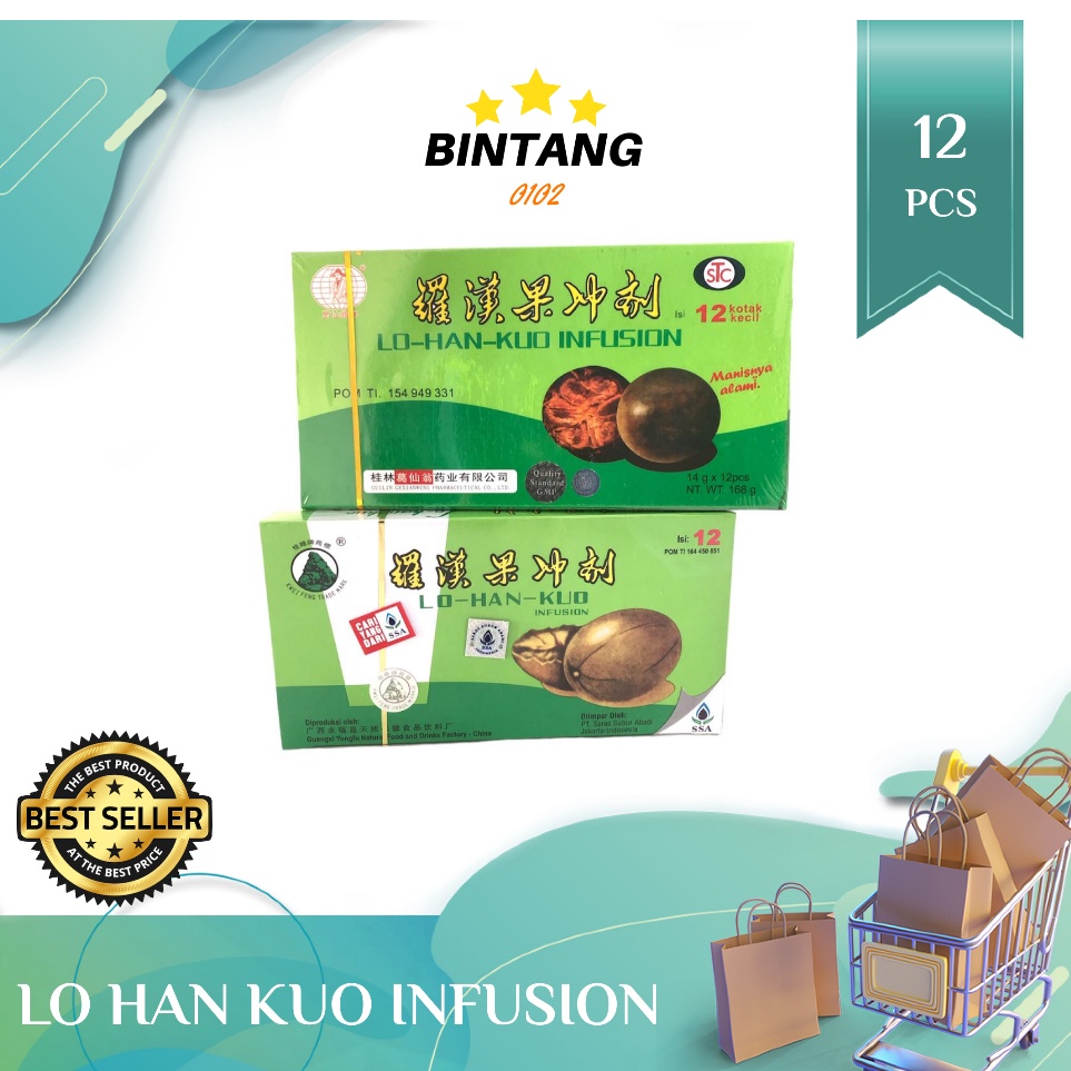 

★★★★ SALE - Lo Han Kuo Infusion / Lohankuo Lohan Kuo / lohanguo Membantu Meredakan Panas Dalam