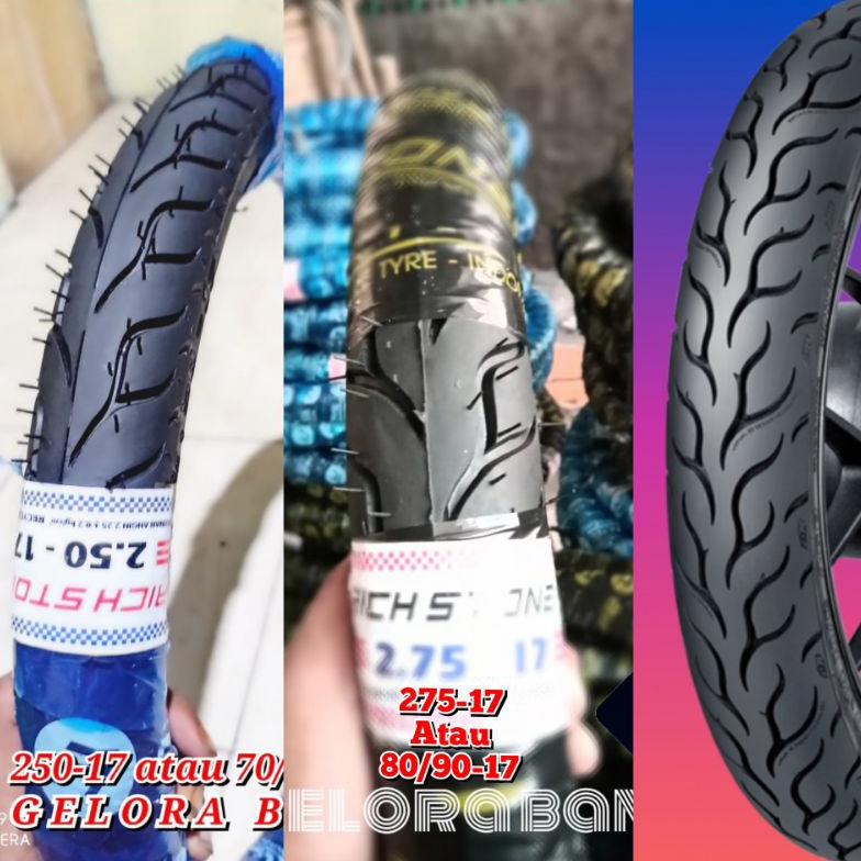 Produk Terkini.. ban motor bebek flemo 250-17-17,275-17-17 ban revo supra vega ban r17 ban bebek ban