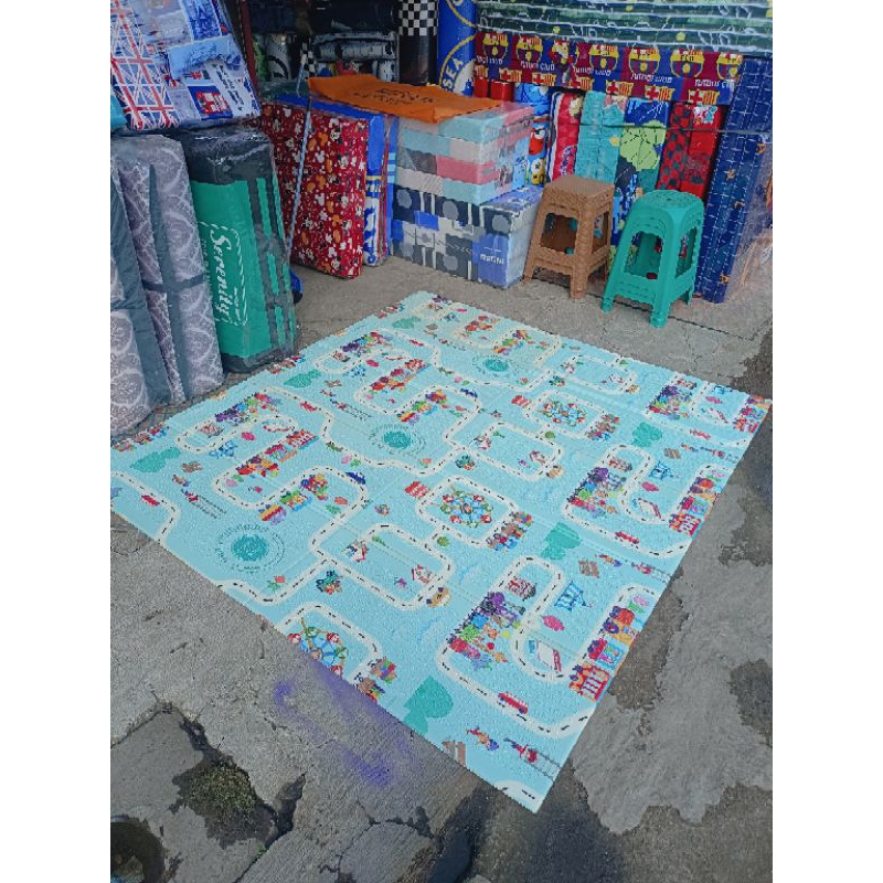 tikar playmate / Tikar lipat playmate / karpet spons playmate jumbo / tikar playmate ukuran 180 × 20