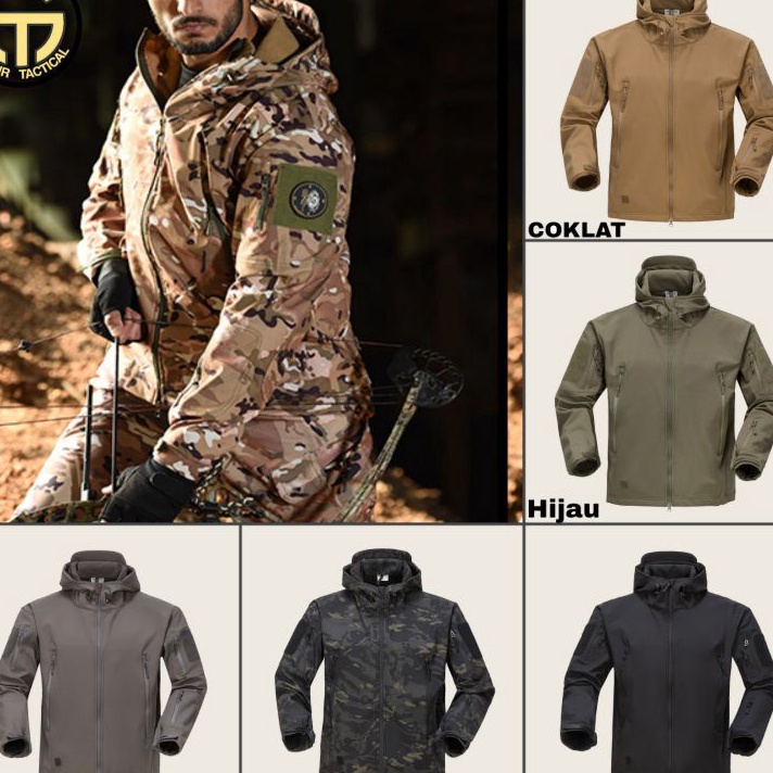 Diskon Jaket Pria/Jaket TAD Silver knight Original /Jaket Tactical TAD IMPORT/Jaket outdoor/jaket wa