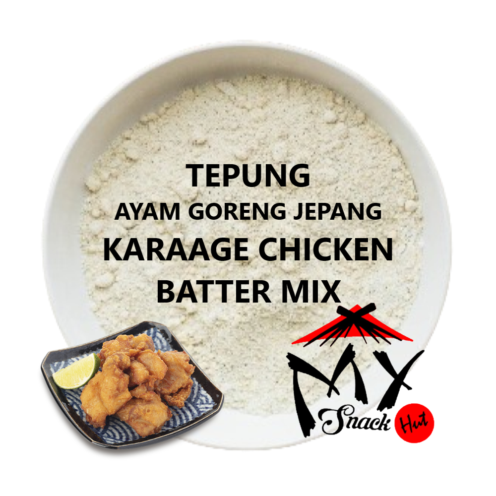 

TEPUNG KARAGE 100GR TEPUNG AYAM GORENG JEPANG KRISPI CRISPY JAPANESE CHICKEN KARAAGE FLUOR BATTER MIX