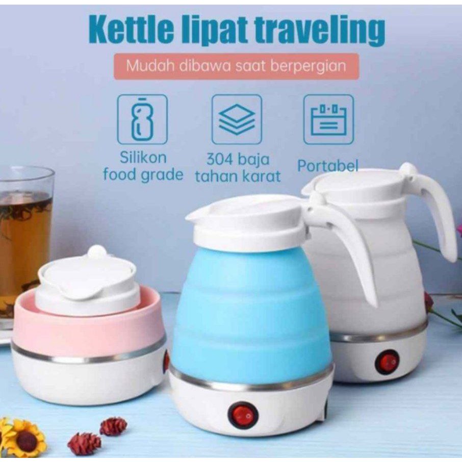 electric grade kettle / teko / best kitchen tool / portable folding electric kettle