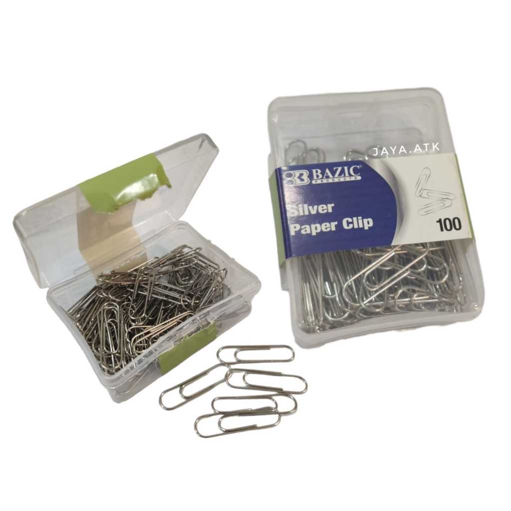 

PAPER CLIP SILVER NO.3 ISI 100 KLIP KERTAS BAZIC 223 + KOTAK PENYIMPANAN
