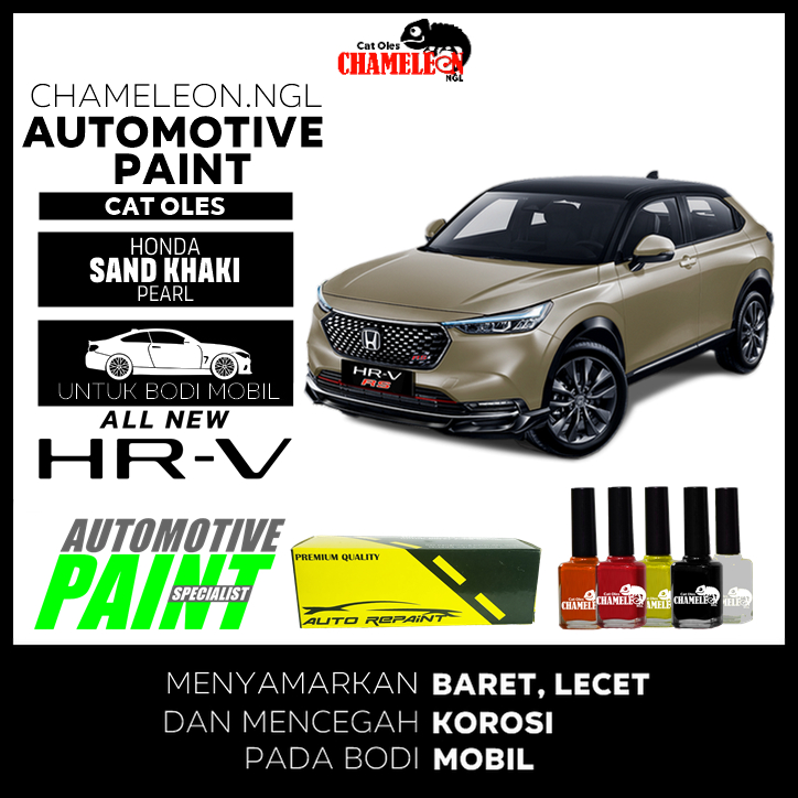 Cat Oles Honda New HRV Sand Khaki Pearl Automotive Paint CHAMELEON NGL