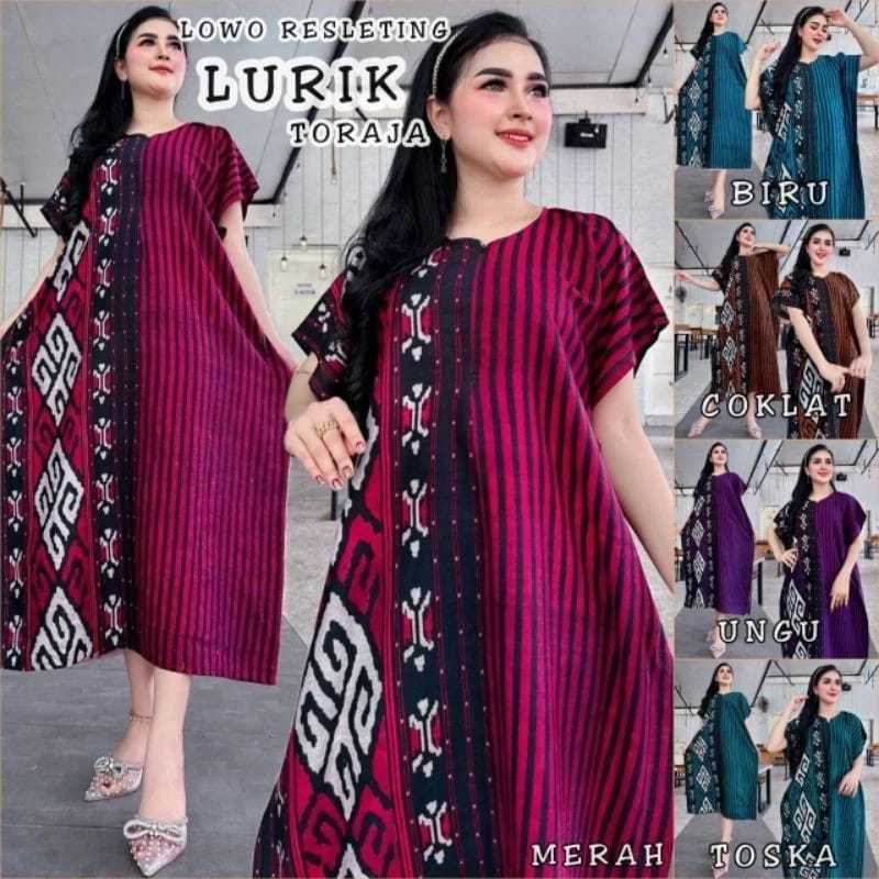 DASTER LOWO JUMBO LURIK DASTER VIRAL BAJU TIDUR NYAMAN DRESS WANITA MURAH ADEM BATIK PEKALONGAN  KEL