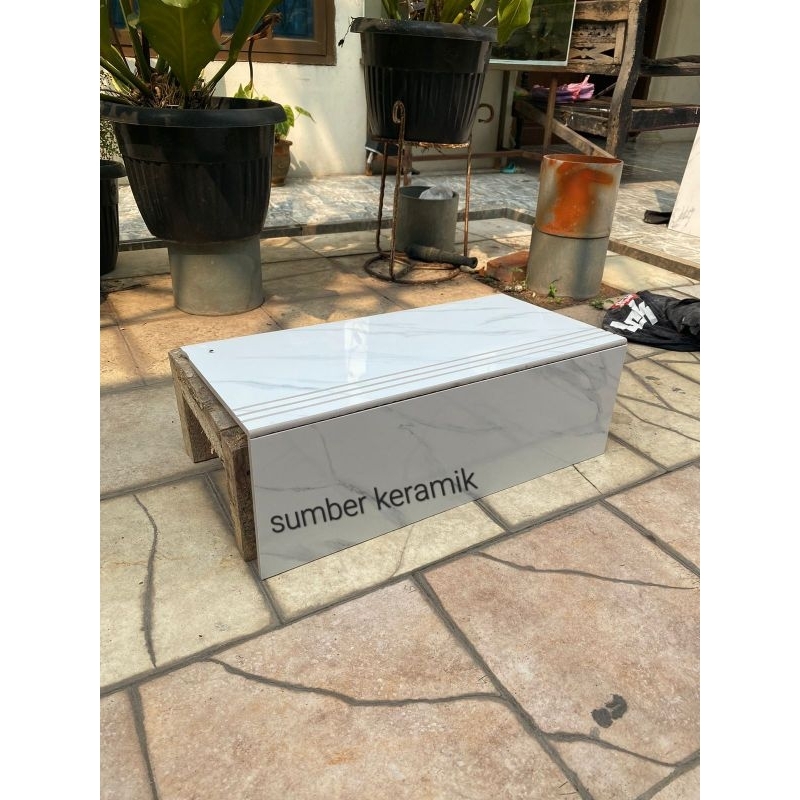 Granite tangga 30x60 20x60 Chalkas white