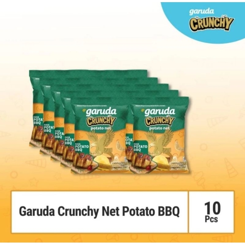 

Garuda Crunchy Net Potato BBQ 1 Renceng 10 Pcs