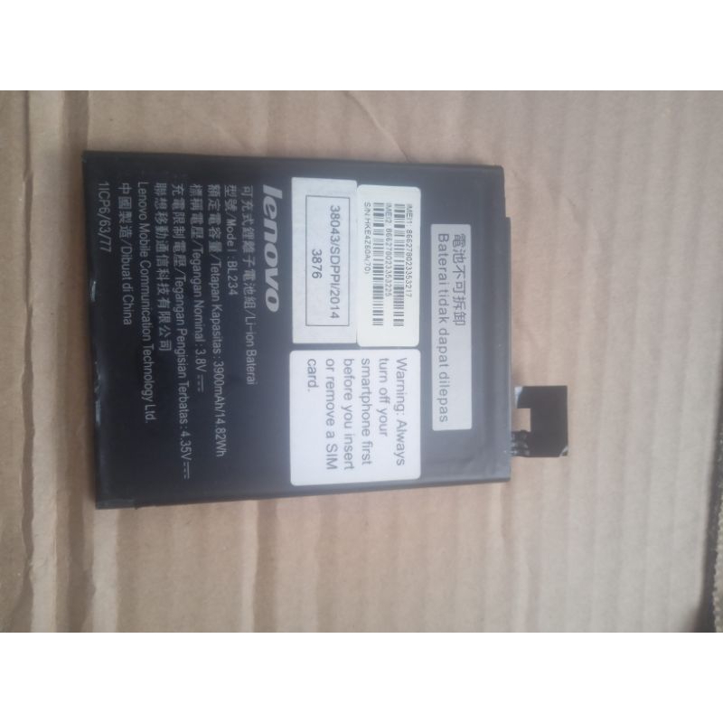 Batre lenovo a5000