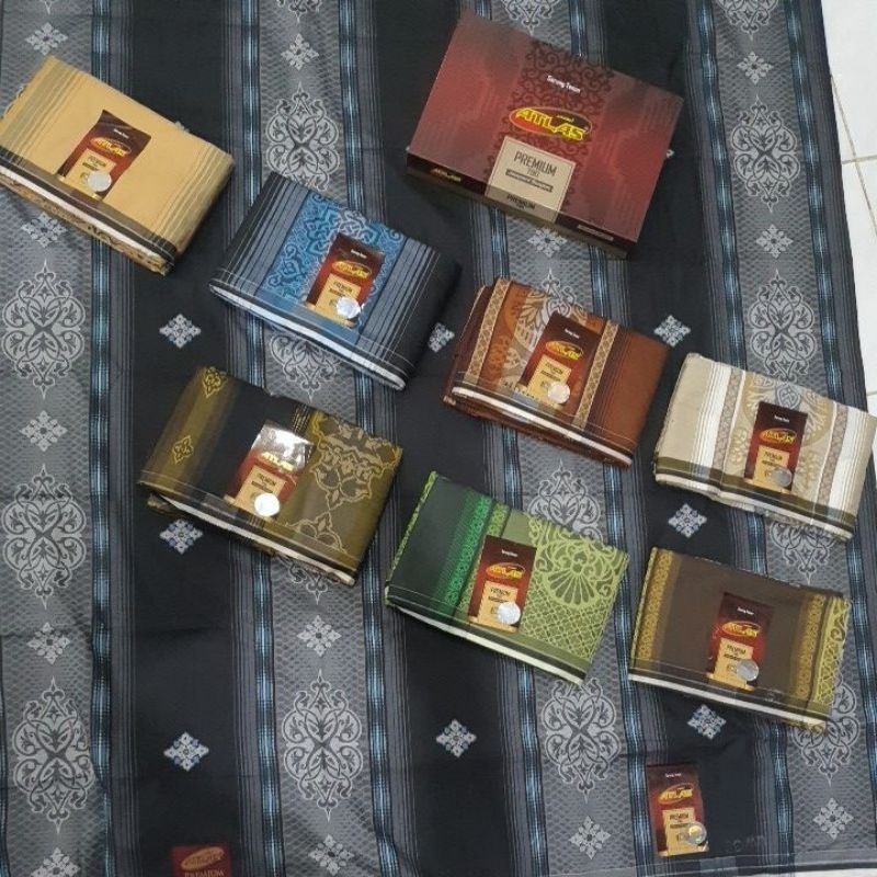Sarung atlas premium jaquard songket