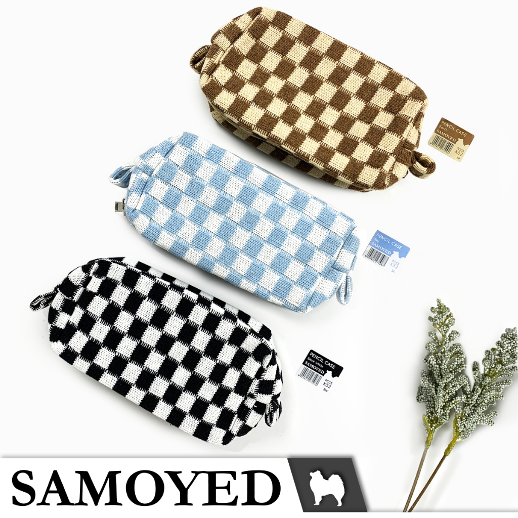 

HJK Tempat / Kotak Pensil / Alat Tulis / Kosmetik / Dompet / Tas Kain Rajut / Stationery / Pencil /