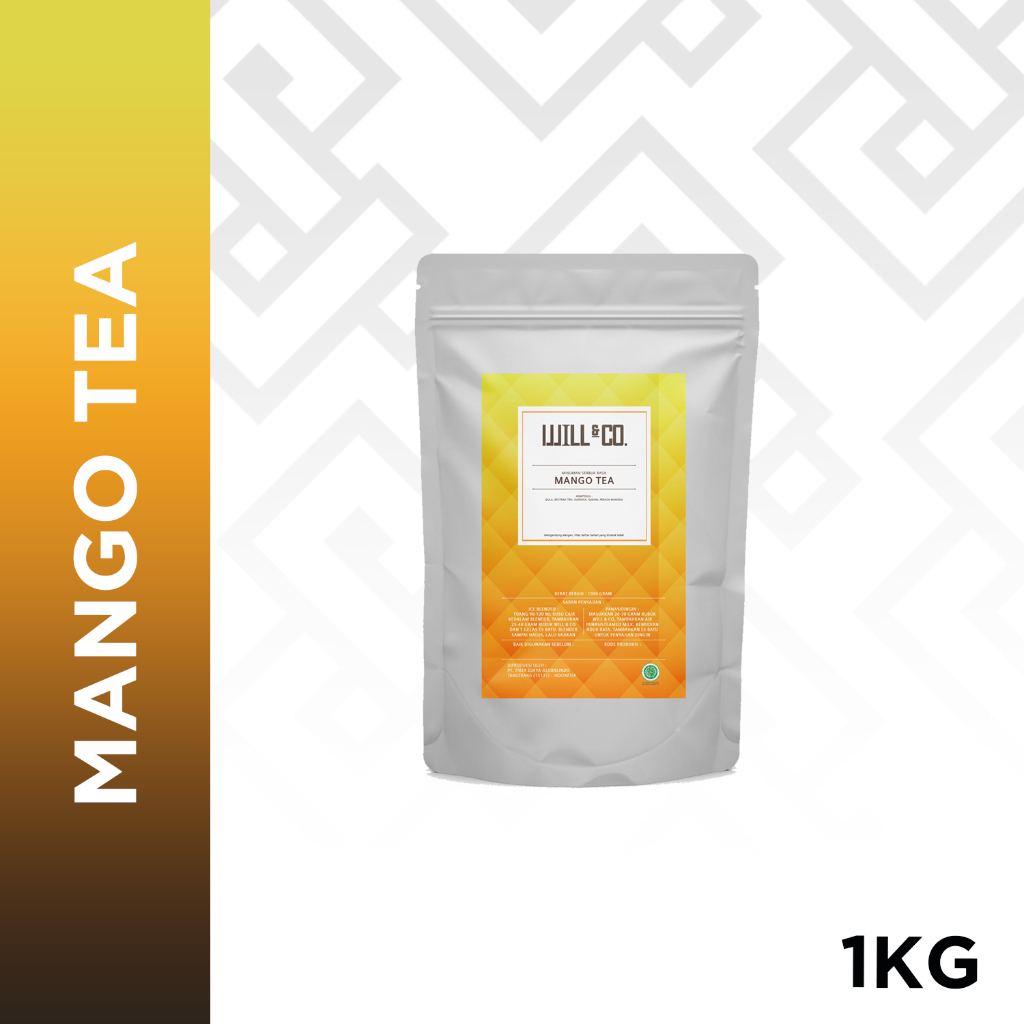 

Bubuk Minuman Mango Tea Will&Co Premium Powder 1kg