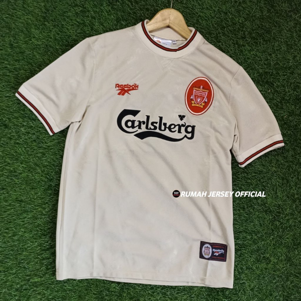 Jersey RETRO LIVERPOOL AWAY 1996 BAJU BOLA LFC VINTAGE 1995