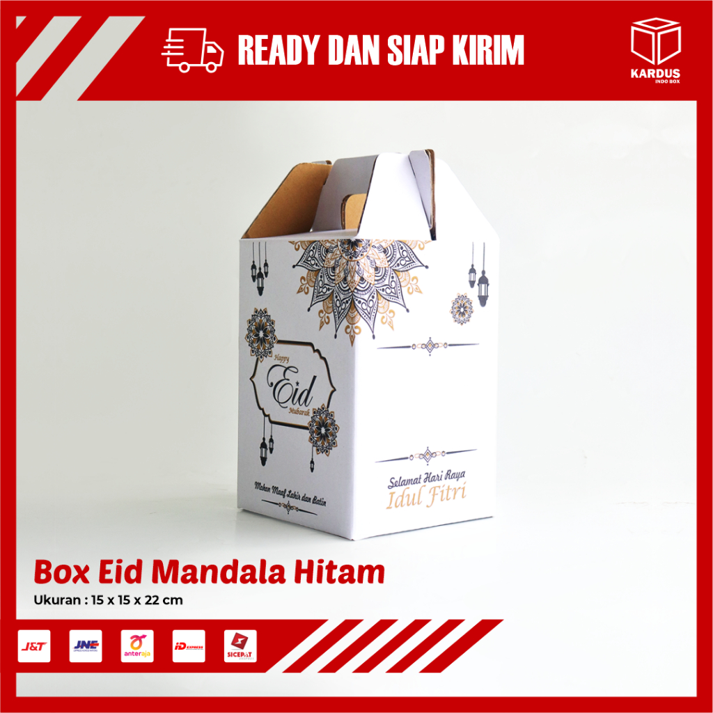 

JINJING PARCEL MANDALA HITAM Size 15 x 15 x 22 cm Kuker Lingkaran 500 gr isi 3 Toples Hampers lebaran