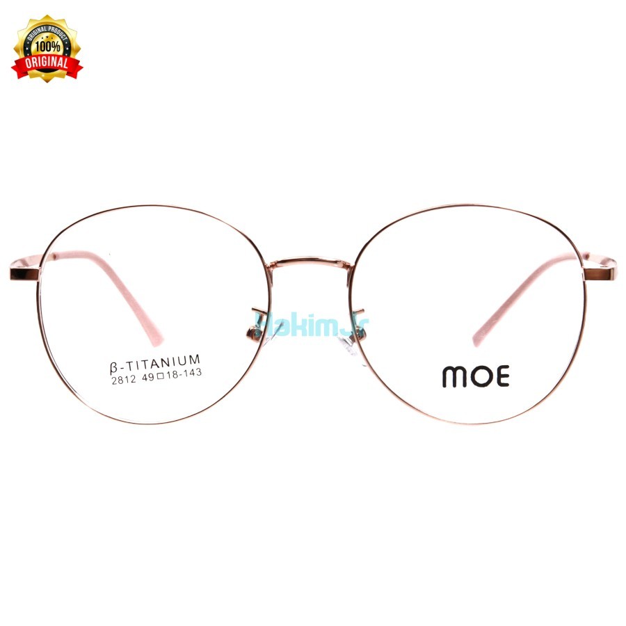 Frame Kacamata Moe 2812 C03 B-Titanium Original