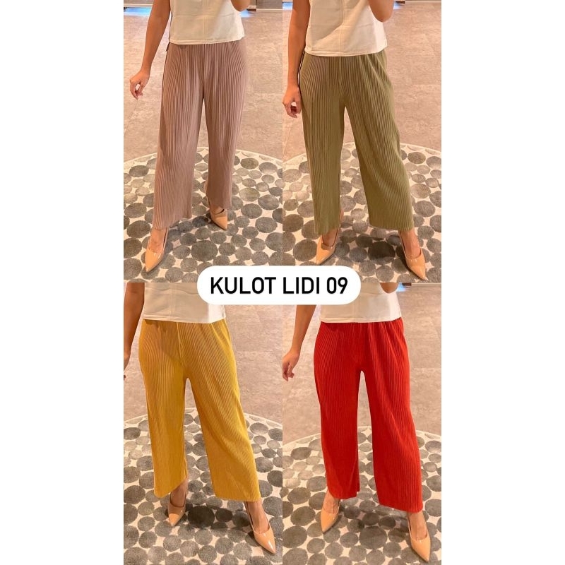 kulot hyget / kulot plisket / celana kulot lidi