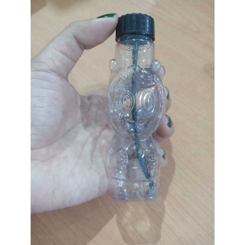 BOTOL GELEMBUNG SABUN MOTIF BONEKA SUDAH TERMASUK STIK DAN TUTUP
