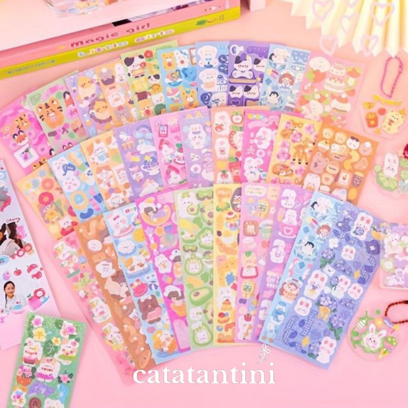 

Stiker Random Stickers Journal Sticker Bullet Jurnal Sticker Korea Poca
