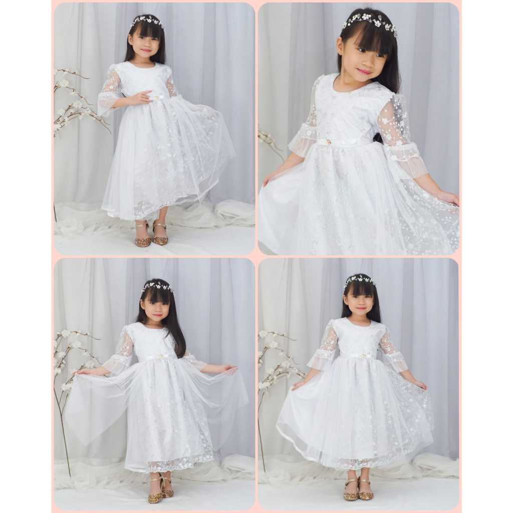 Gaun Baju Anak Remaja Cantik Korean Style Party Gaun Pesta Gaun Ke Gereja Dres Anak Kondangan Dri Dr