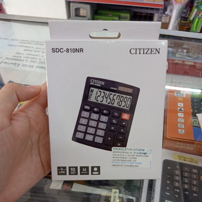 

SDC-810NR CITIZEN CALCULATOR ORIGINAL