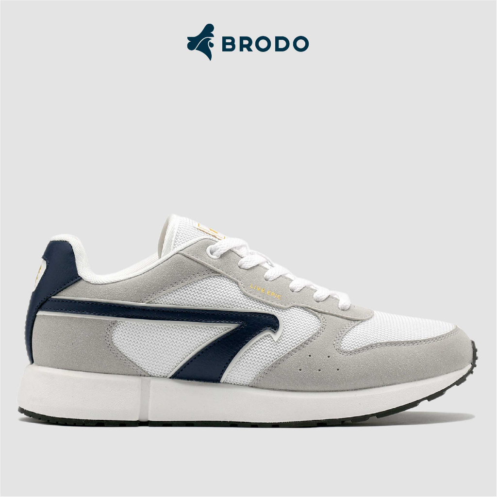 BRODO - Sneakers Corsa Classic White Navy