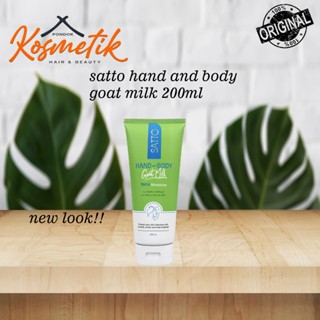 SATTO HANDBODY LOTION GOAT MILK WHITENING TRIPLE MOISTURIZER 200ML