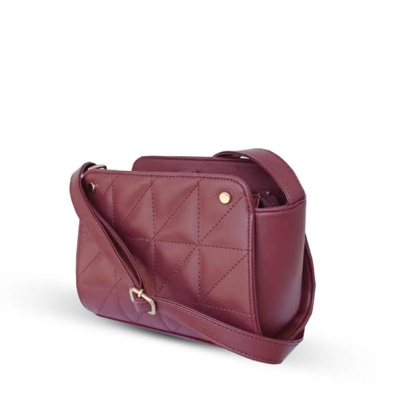 TAS SELEMPANG WANITA SOPHIE PARIS  JAZ MAROON SLING BAG  TAS MURAH