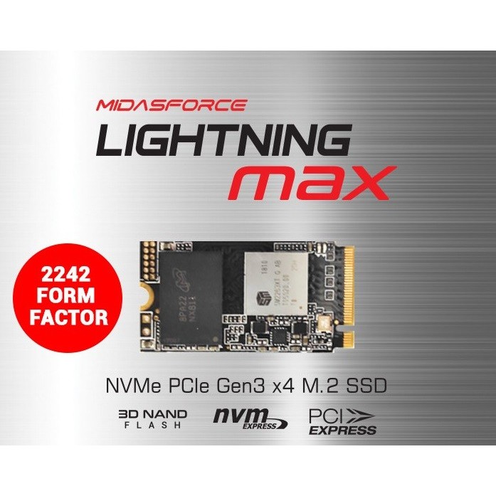 SSD m.2 NVME Midasforce 512gb