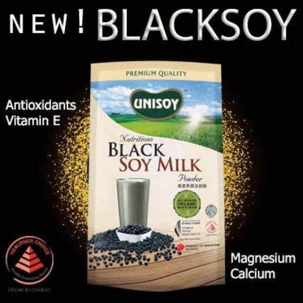

[✤I18$] UniSoy Black Soya Milk produk Singapore [52]