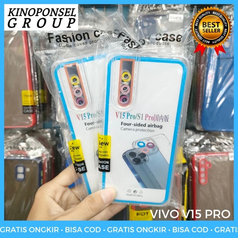 CASE HP VIVO V15 PRO | Case Bening Premium Bahan Tebal Pelindung Kamera Silikon Softcase Camera Prot
