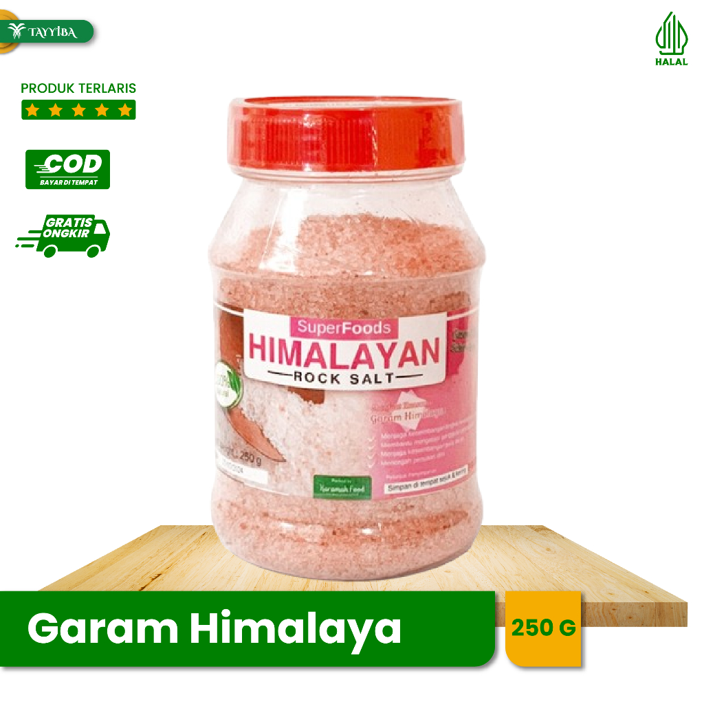 

Garam Himalaya Original Organik – Himalayan Salt 250gr