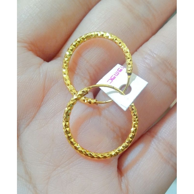 anting wanita dewasa,anting xuping,anting xuping termurah,anting xuping bunder,anting gipsi