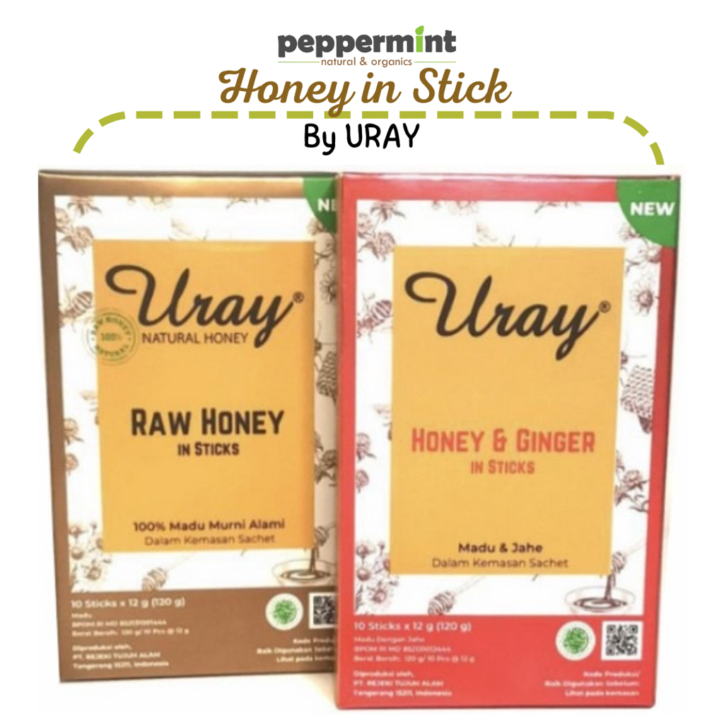 

Uray Honey in Stick (10 sachet) / Madu Praktis On The Go